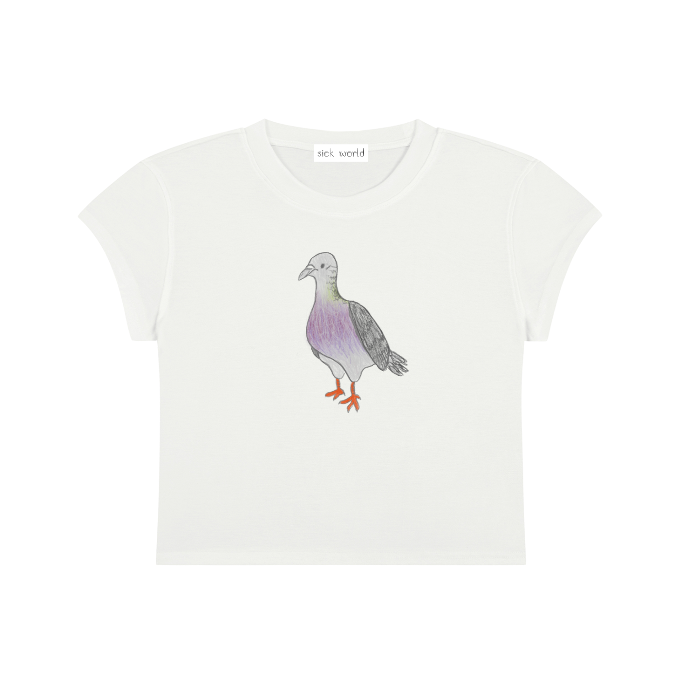 the pigeon baby tee