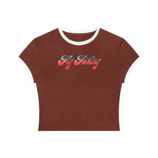 the fly fishing baby tee