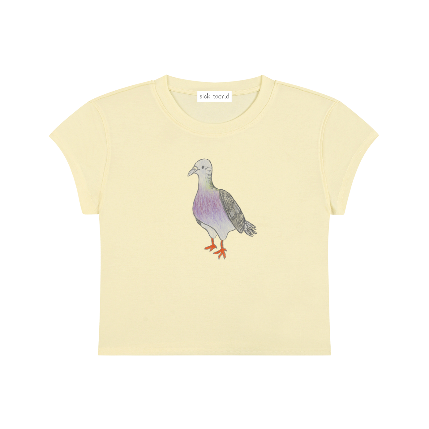 the pigeon baby tee