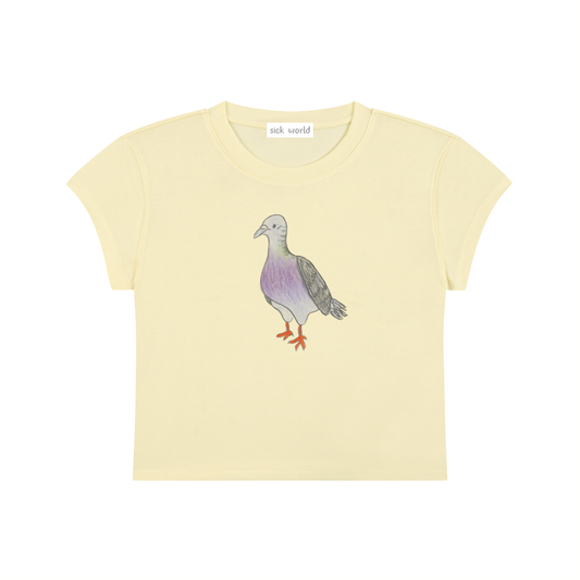 the pigeon baby tee